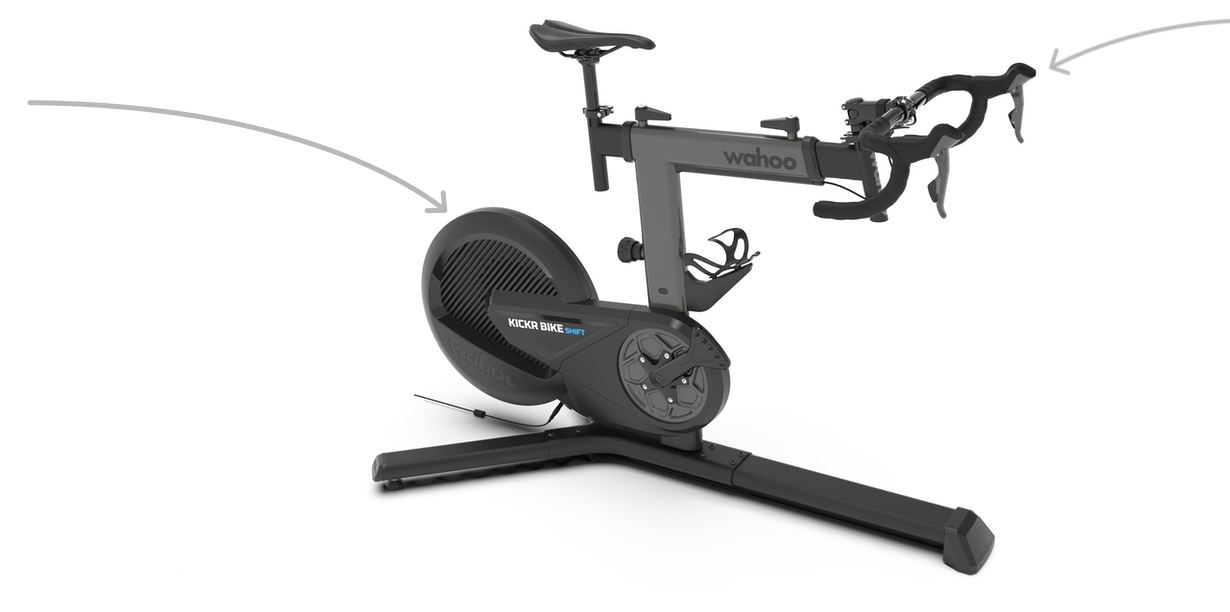 Home trainer wahoo Kickr complet avec ventilateur headwind, avec  cardiofréquencemètre et avec Apple TV HD - WAHOO - 44100 - Troc Vélo